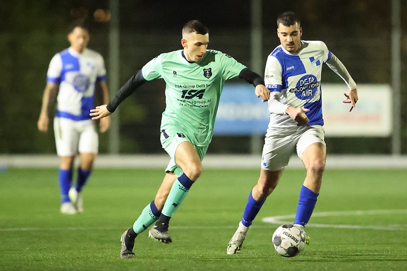 Vitesse Delft in slotfase met tien man onderuit